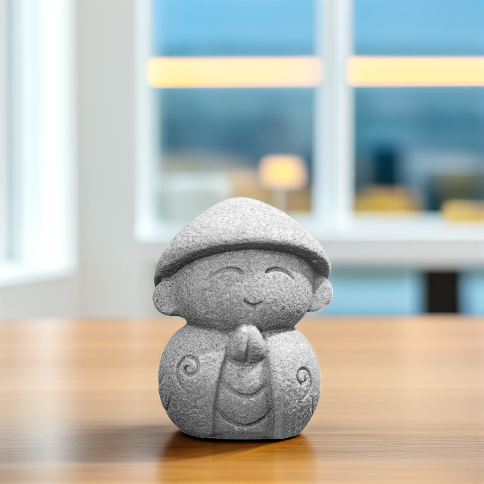 Interior Design Home Decor - Stable Small Stone Buddha Decor Maitreya