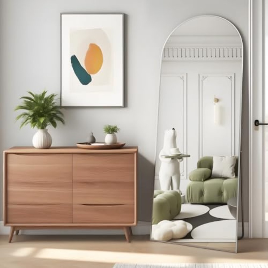 Arch Mirror Leaning - Full Length Mirror, 56