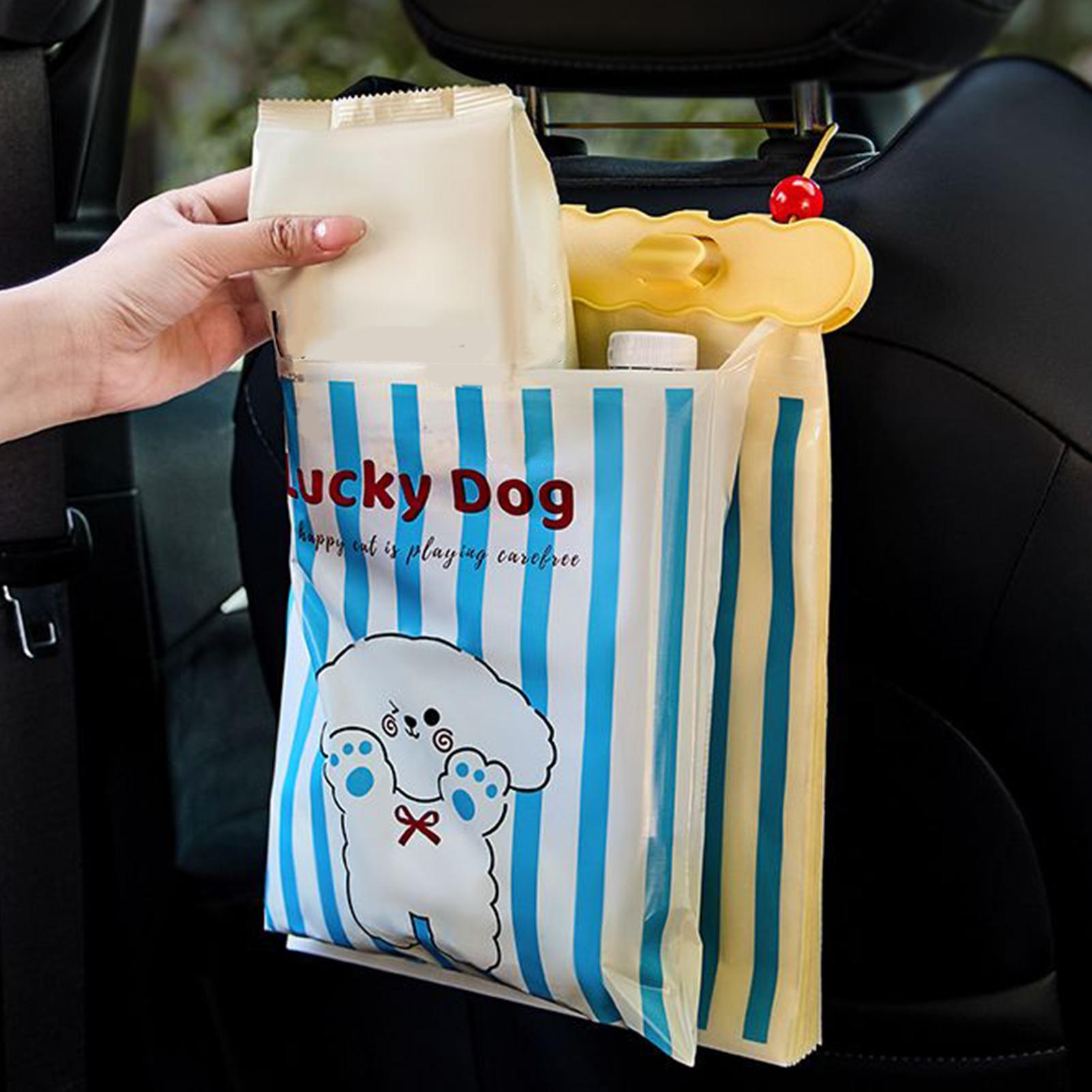 Interior Design Type - Car Trash Bag 20 Pieces Back