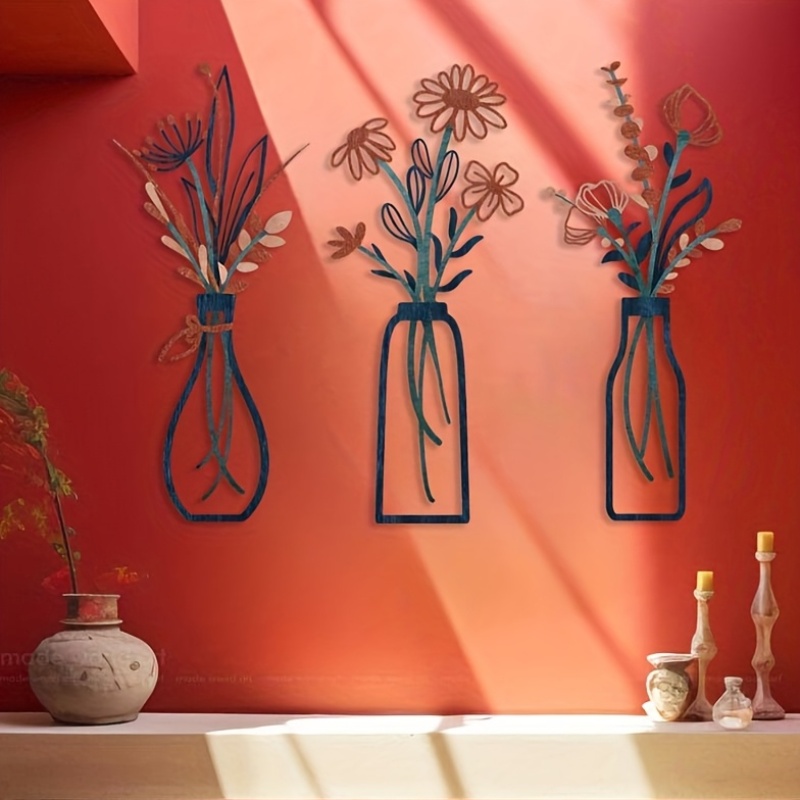 3 Large Floral Wall Art Sculpt - đánh giá và giá Interior Design Home Decor