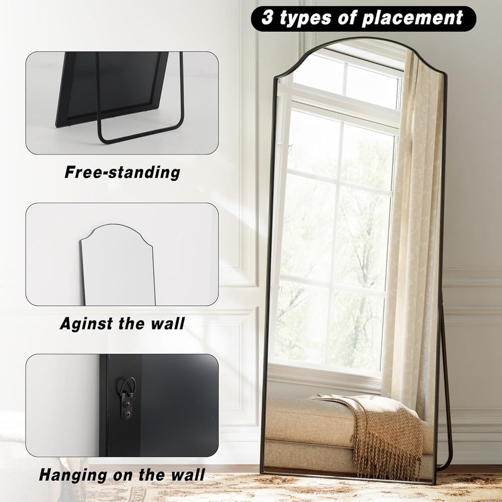 Triple-Arched Mirror ull Lengt - đánh giá và giá Arch Mirror Leaning