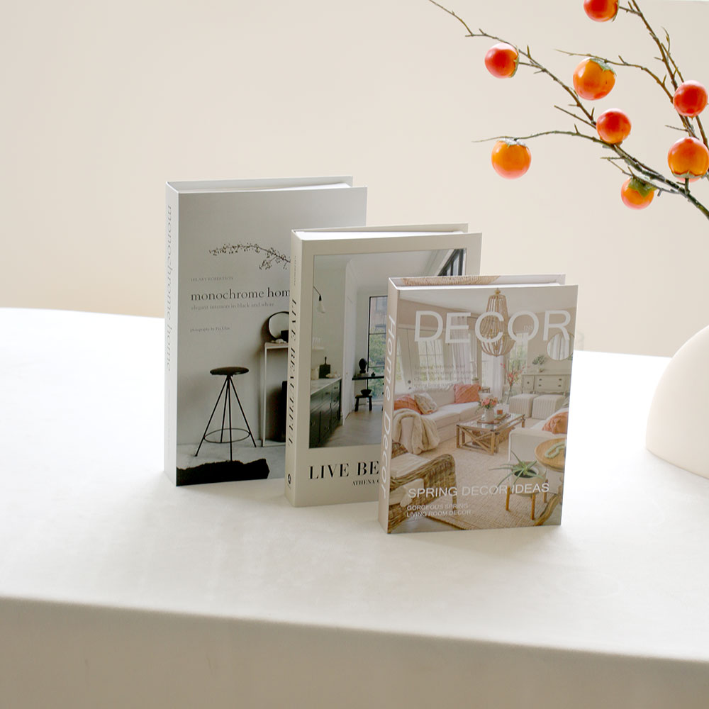 3Pcs/Set  Luxury Decorative Fa - đánh giá và giá Interior Design Book