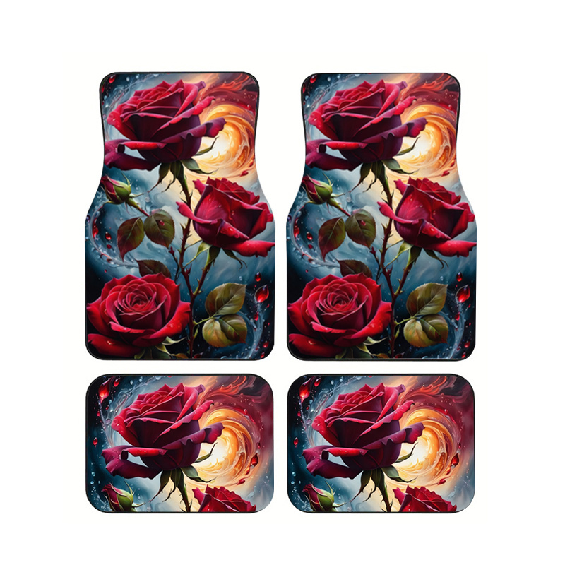 4pcs Red Rose Magical Style De - đánh giá và giá Interior Design Type