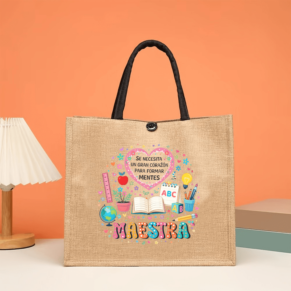 Maestra Printed Linen Tote Bag - đánh giá và giá Interior Design Book