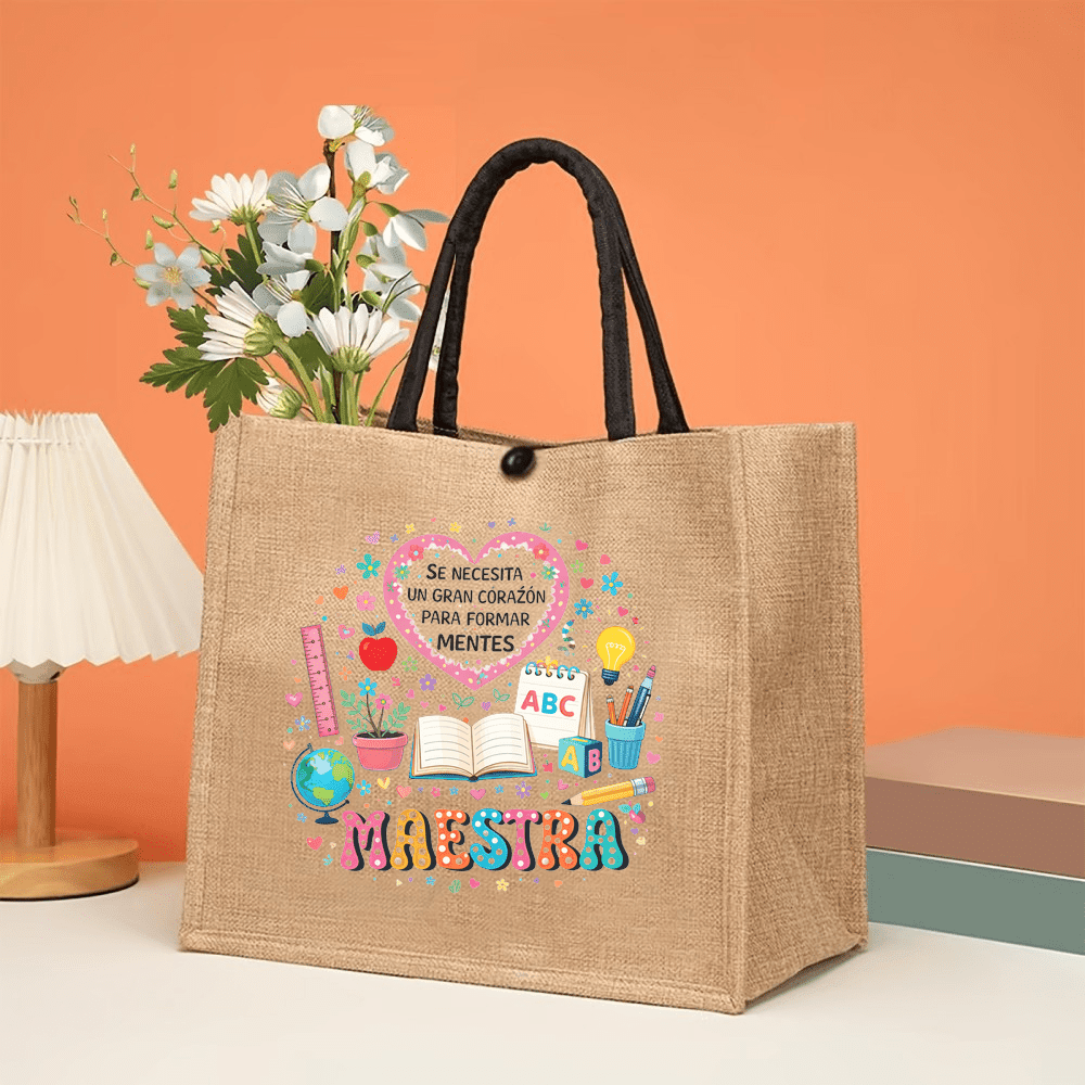 Maestra Printed Linen Tote Bag - đánh giá và giá Interior Design Book