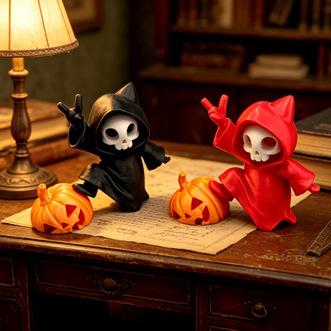 Cat Ear Grim Reaper Halloween  - đánh giá và giá Interior Design Home Decor