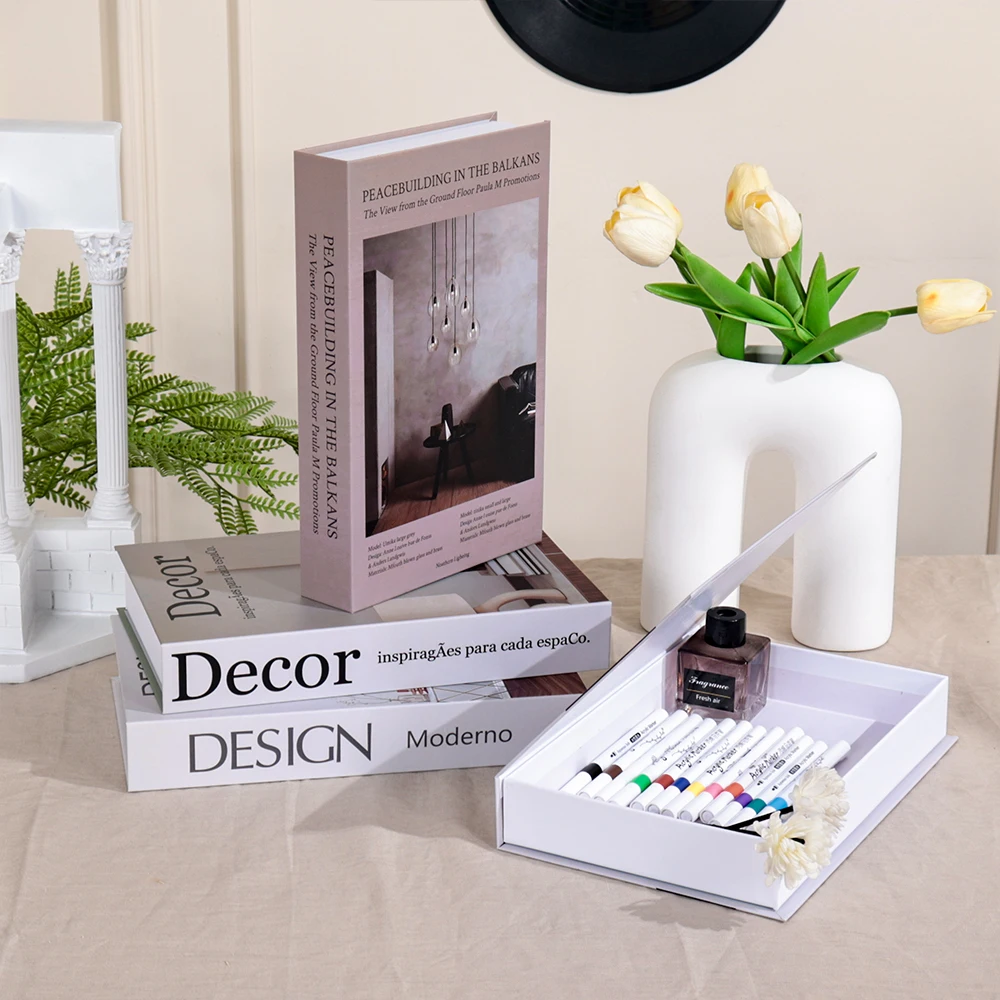 Minimalism Fake Books Decor Lu - đánh giá và giá Interior Design Book