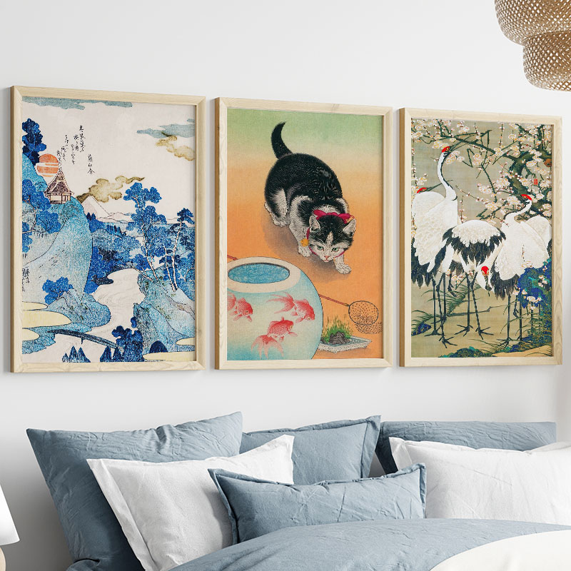 Japanese Katsushika Hokusai Ca - đánh giá và giá Interior Design Home Decor