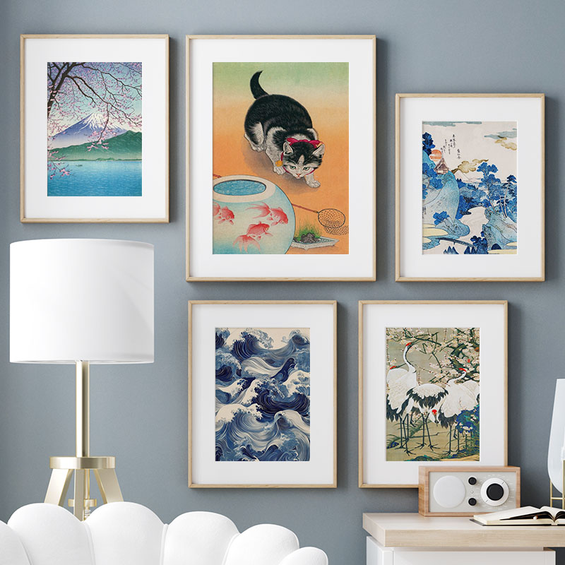 Japanese Katsushika Hokusai Ca - đánh giá và giá Interior Design Home Decor