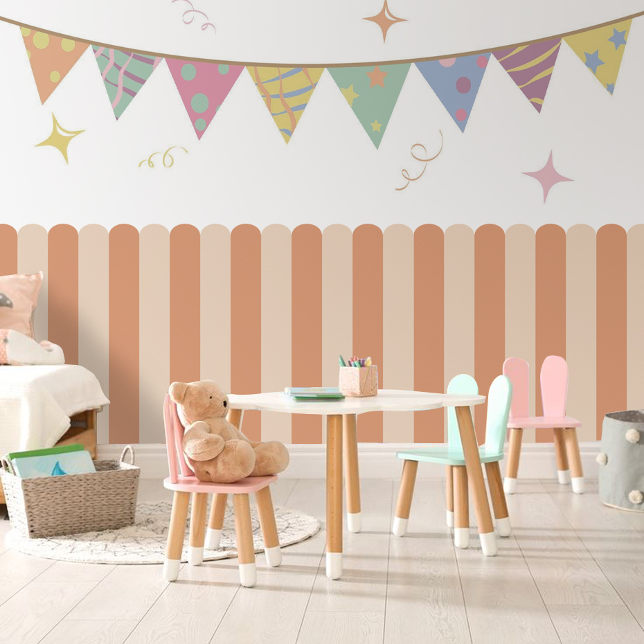 Multicolor Vertical Striped Ar - đánh giá và giá Interior Design Home Decor