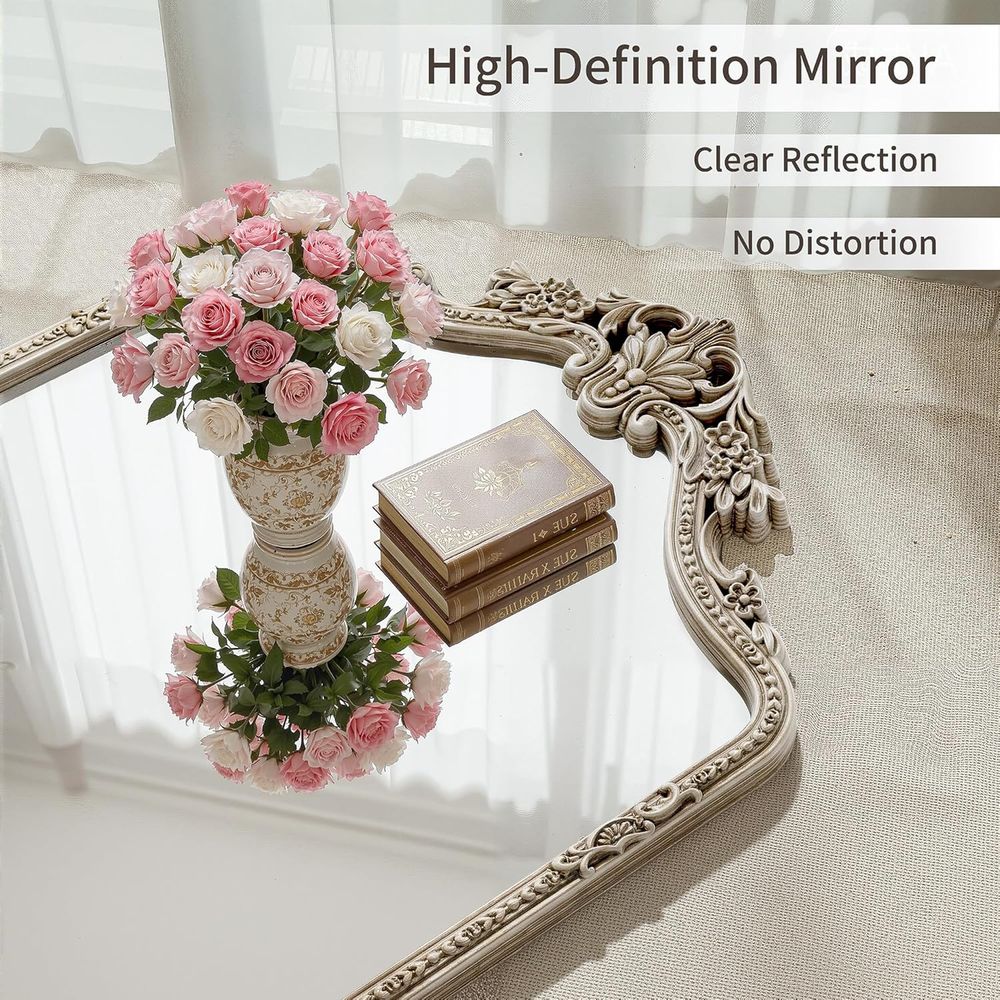 Wall Mount Arched ull Length M - đánh giá và giá Arch Mirror Leaning